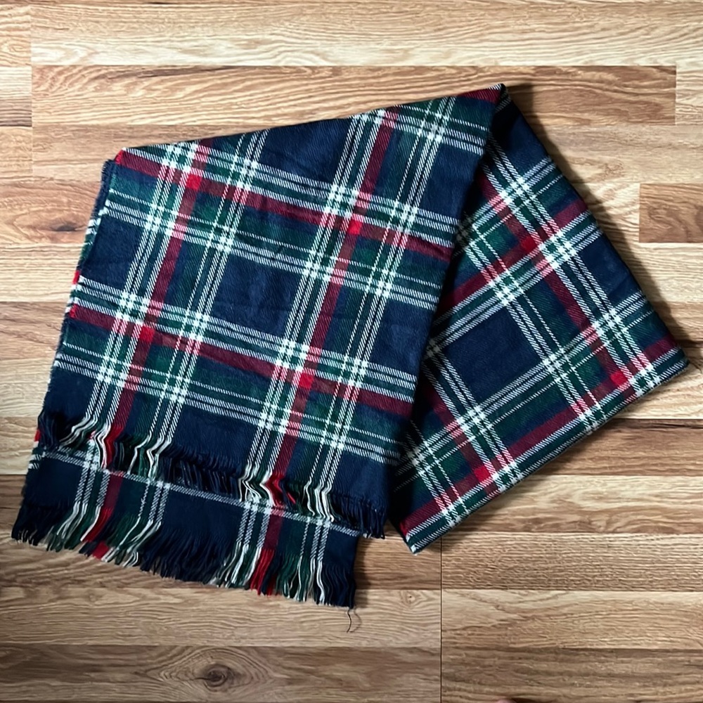 Flannel Scarf | Very Warm, Gently Used, 6 ft. Long